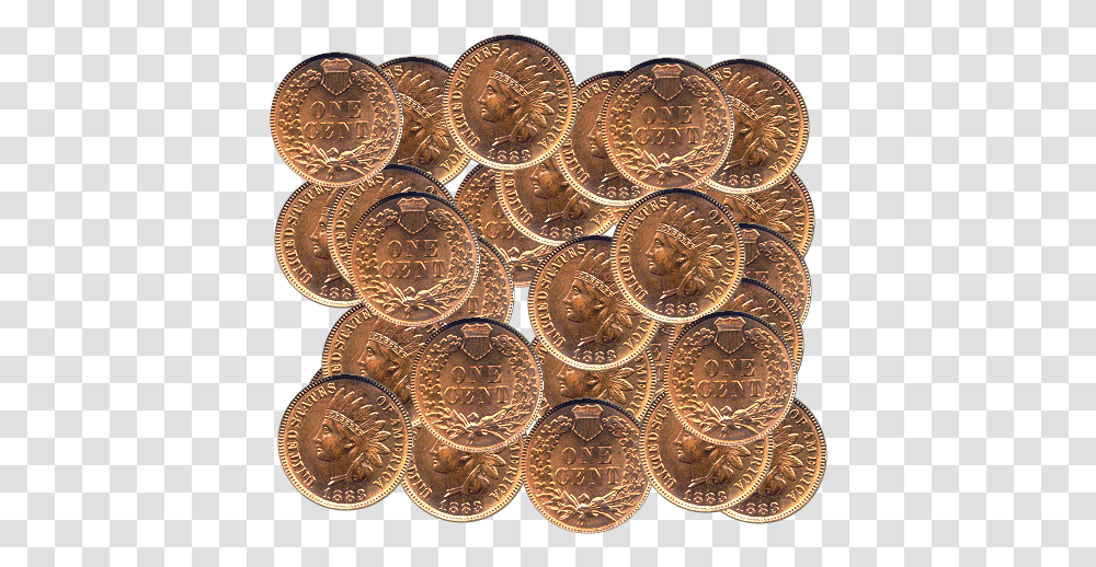 The 57 Pennies Solid, Coin, Money, Rug, Nickel Transparent Png