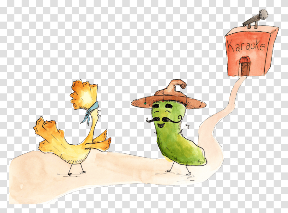 The 9 Lives Of Charlie Chicken Mushroom Cartoon, Hat, Clothing, Person, Animal Transparent Png