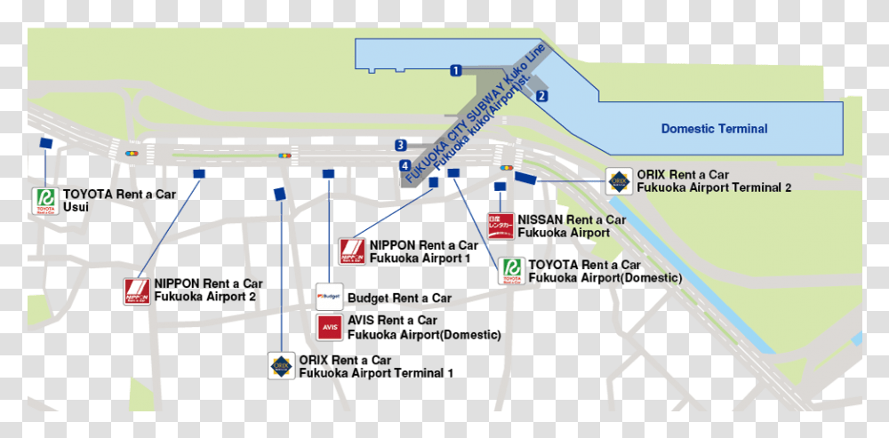 The Above Rental Car Offices Do Not Offer The Pick Up Map, Plot, Plan, Diagram, Road Transparent Png