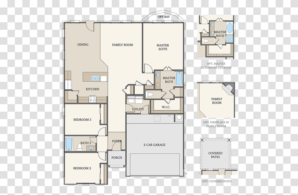 The Acacia Layout And Options Specific To Grayson, Floor Plan, Diagram, Plot Transparent Png
