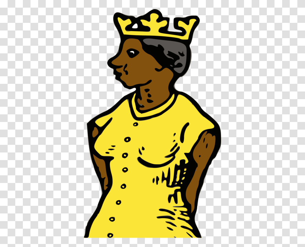 The African Queen Drawing Black And White Silhouette Free, Apparel, Crowd Transparent Png