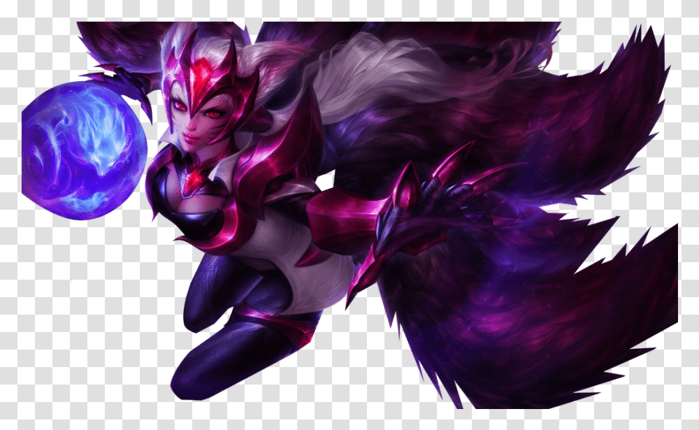 The Ahri Challenger, Dragon, Purple, Art, Graphics Transparent Png