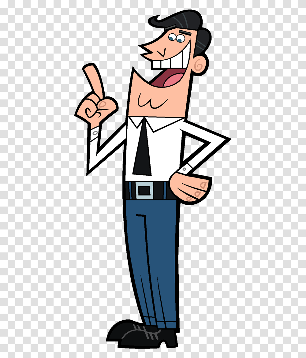 The All New Fairly Oddparents Wikia Mr Turner Fairly Odd Parents, Hand, Stencil Transparent Png