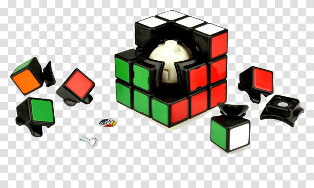 The All New Rubik's Speed Cube Rubix Cube Inside, Toy, Bottle, Ink Bottle Transparent Png