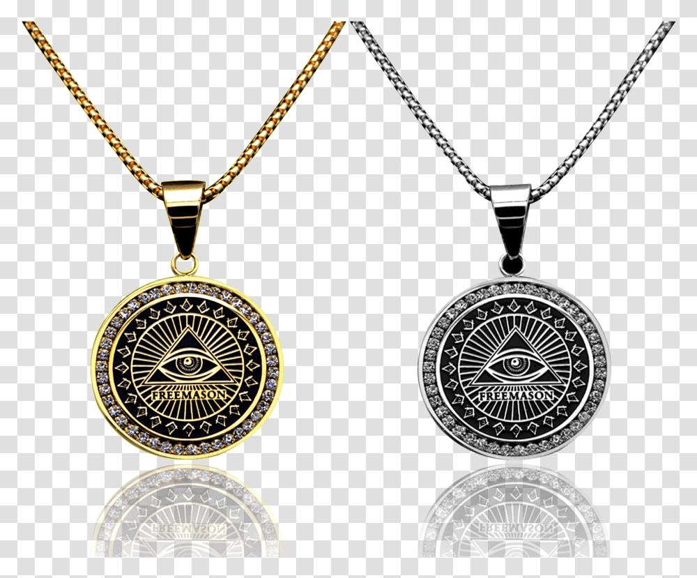 The All Seeing Eye Masonic Pendant, Accessories, Accessory, Necklace, Jewelry Transparent Png