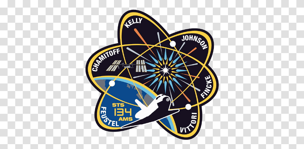 The Alpha Magnetic Spectrometer Ams02 Homepage Russian Space Station Logo, Lighting, Bird, Animal, Machine Transparent Png