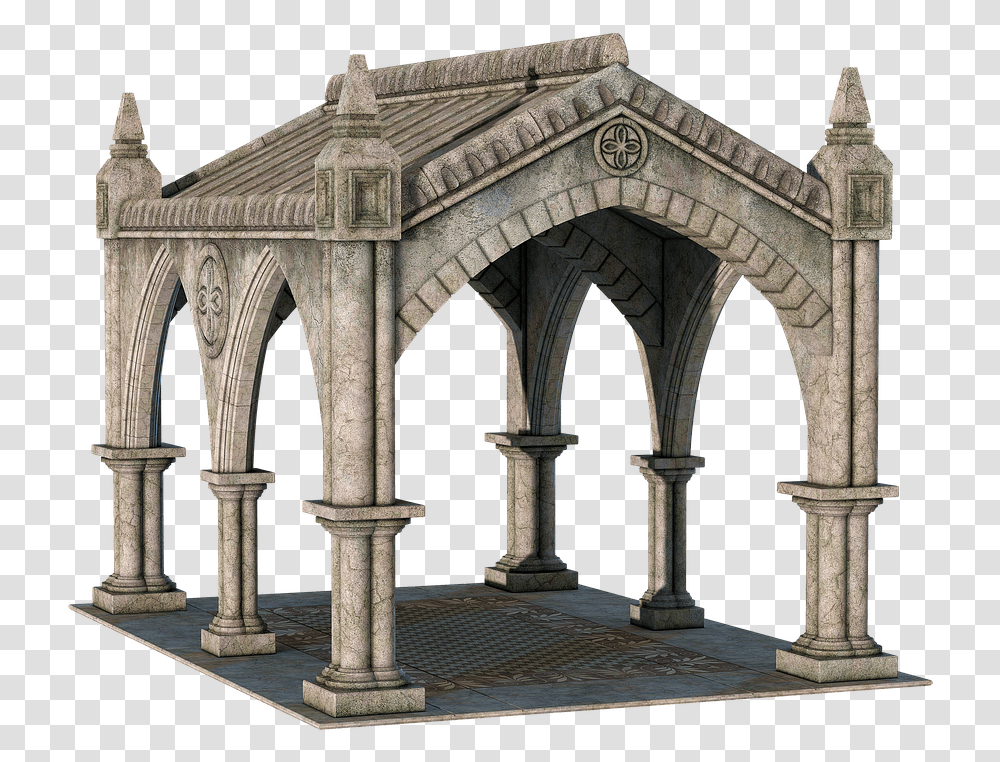 The Altar Architecture Church Sacred Religion Church Altar, Building, Pillar, Column, Arched Transparent Png