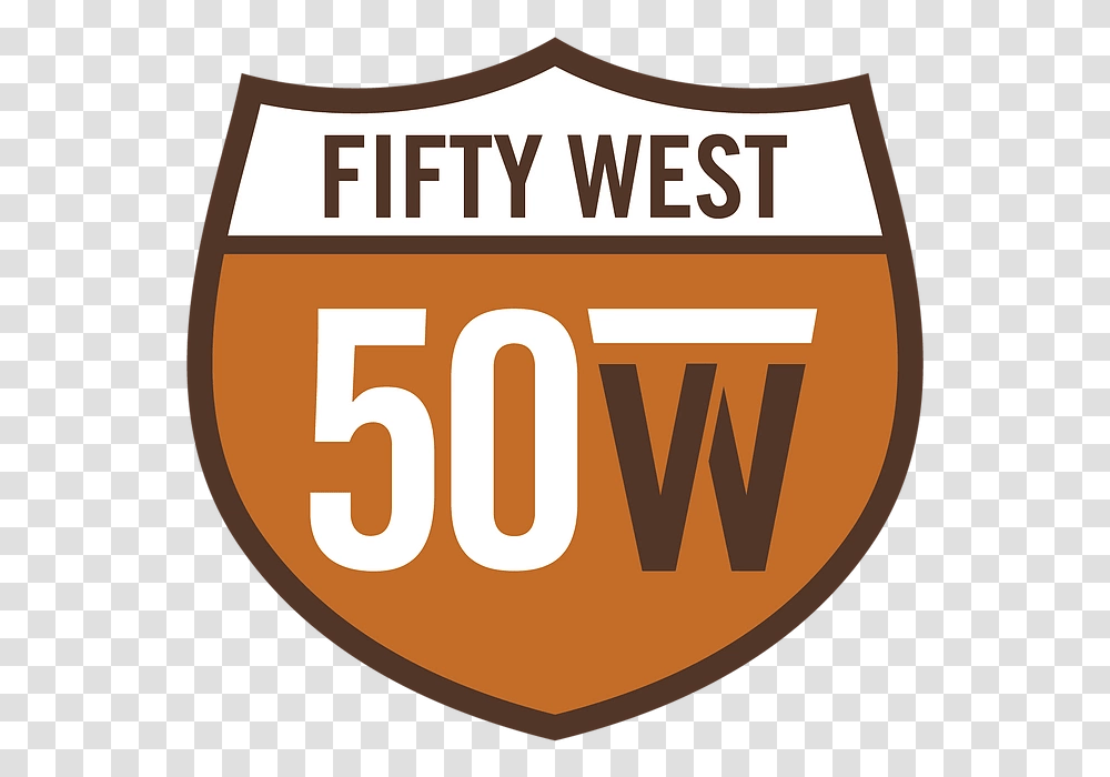 The Amazing Charity Race Fifty West Brewing Company Logo, Label, Text, Symbol, Number Transparent Png