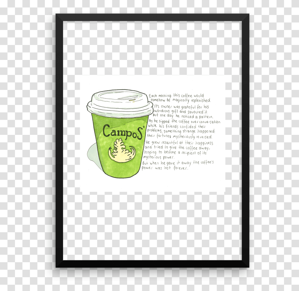 The Amazing Coffee Cup Caffeinated Drink, Label, Jar, Food Transparent Png