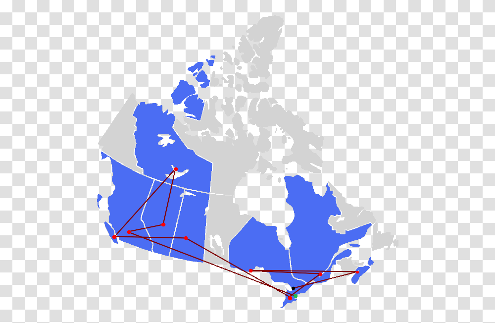 The Amazing Race Canada 7 Map Covid 19 En Canada, Plot, Diagram, Bird, Animal Transparent Png