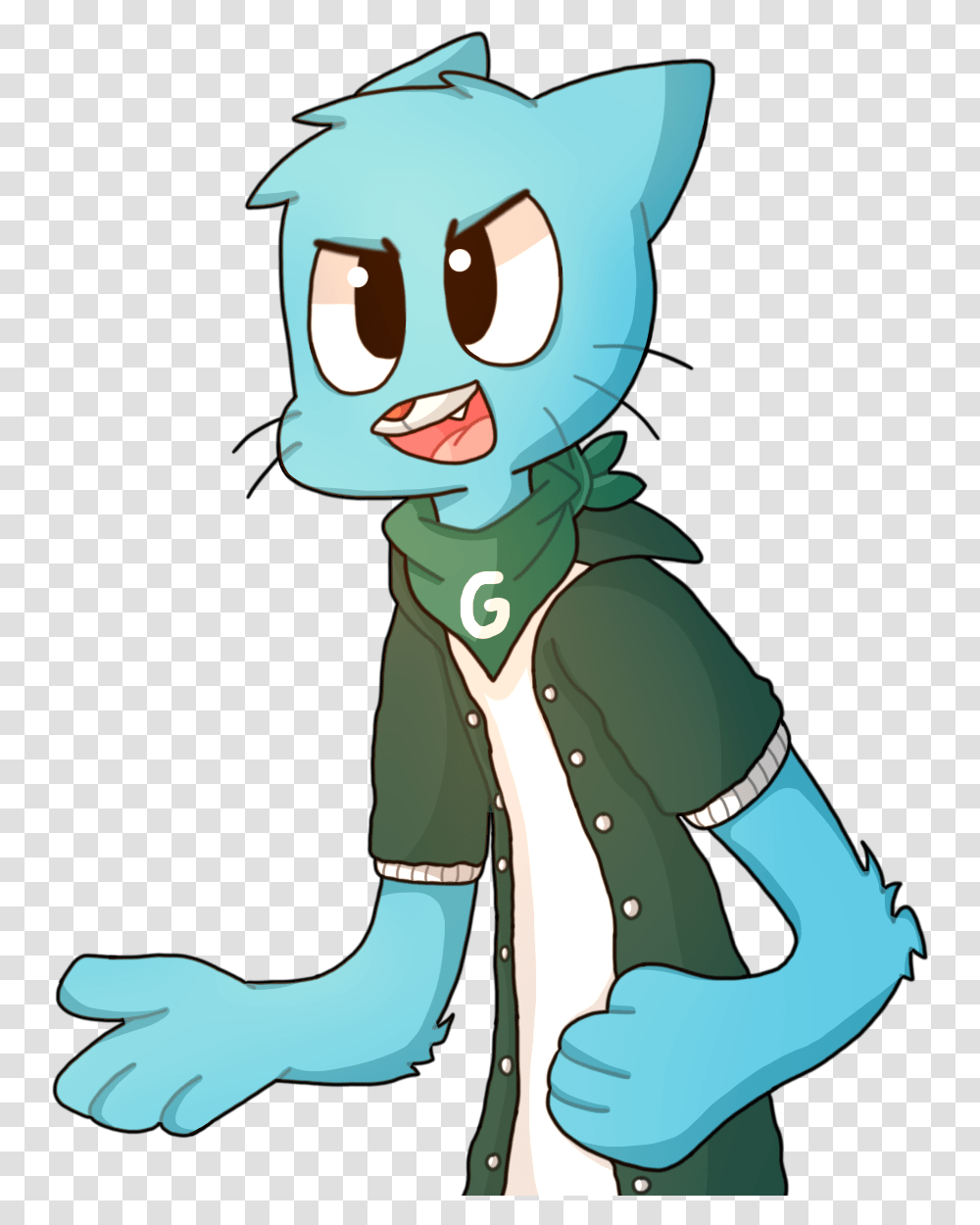 The Amazing World Of Gumball Fan Art Amazing World Of Gumball Fanart, Face, Person, Elf, Animal Transparent Png