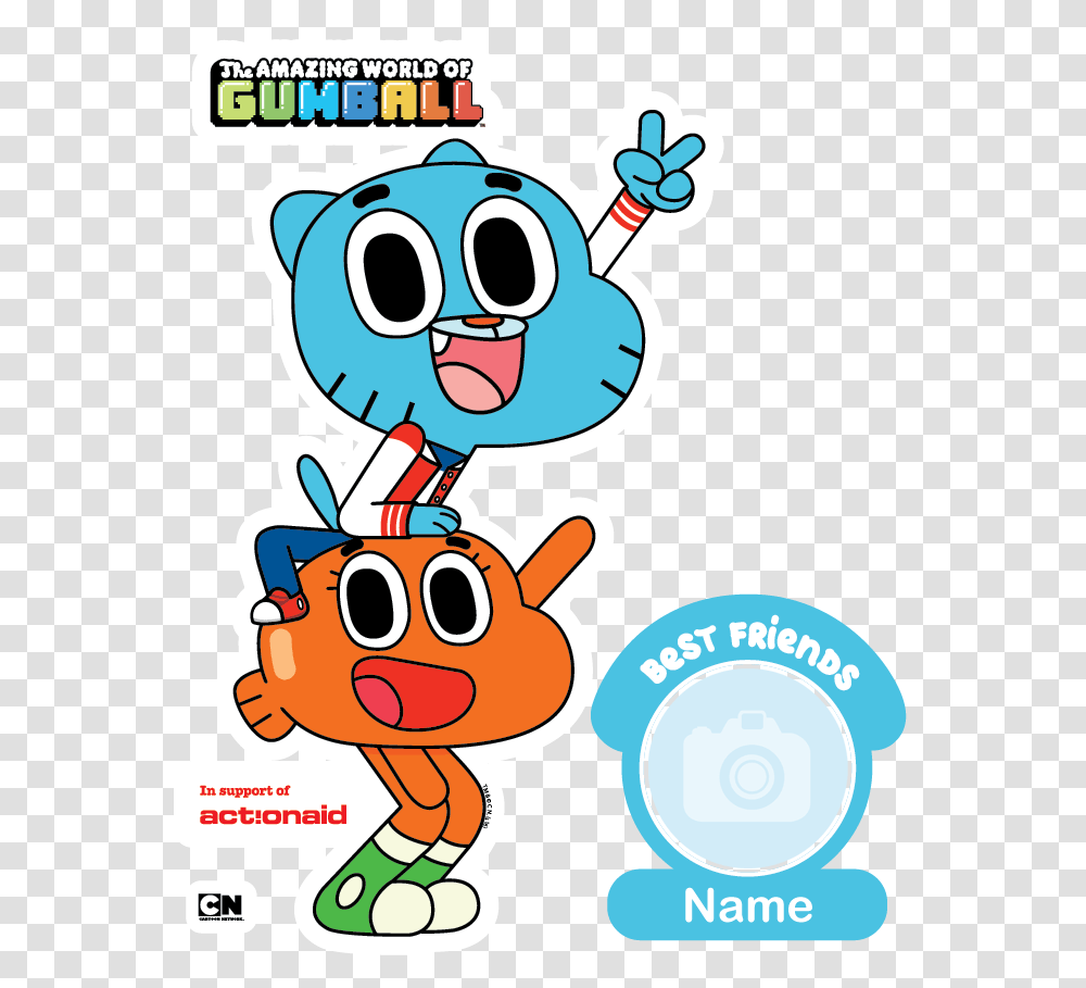 The Amazing World Of Gumball, Label, Poster, Advertisement Transparent Png