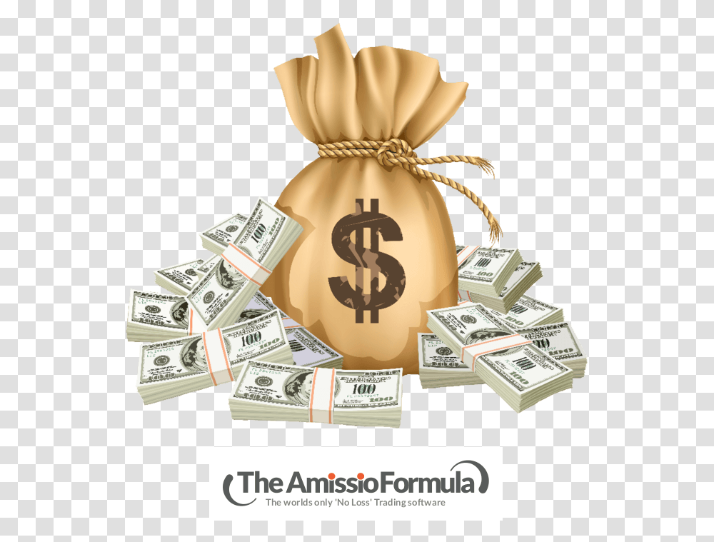 The Amissio Formula Money Bags No Background, Dollar Transparent Png