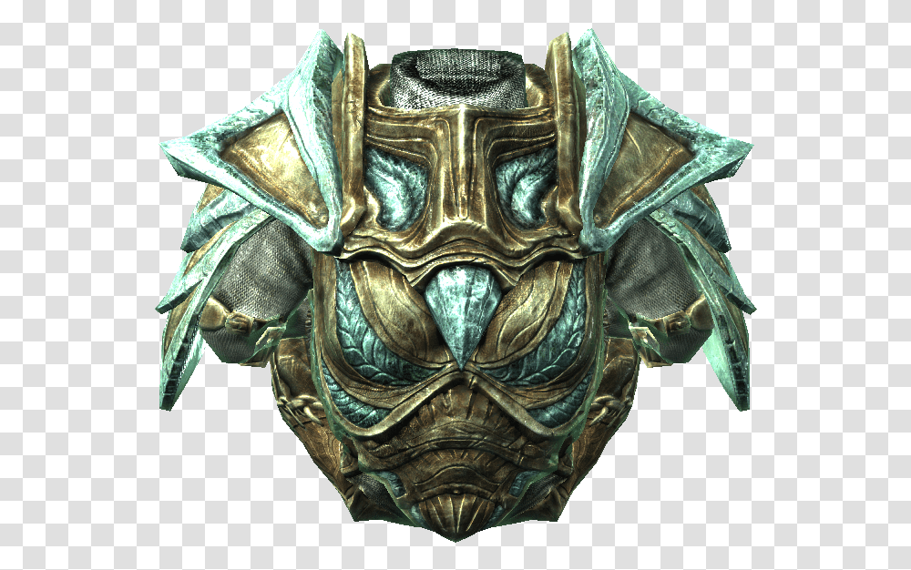 The Amount Of Choice Is One Of The Advantages Of This Skyrim Glass Armor Piece, Ornament, Bronze, Pattern, Fractal Transparent Png