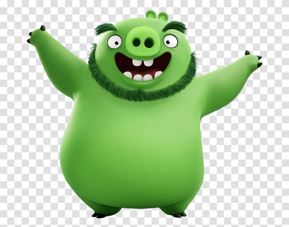 The Angry Birds Movie Pig Leonard Image Angry Bird Movie Pig, Toy, Green, Plant, Animal Transparent Png