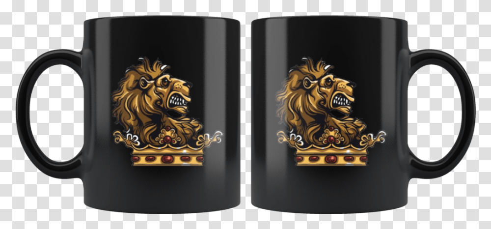 The Angry Lion King Mug Drinkware Lion, Emblem, Label Transparent Png