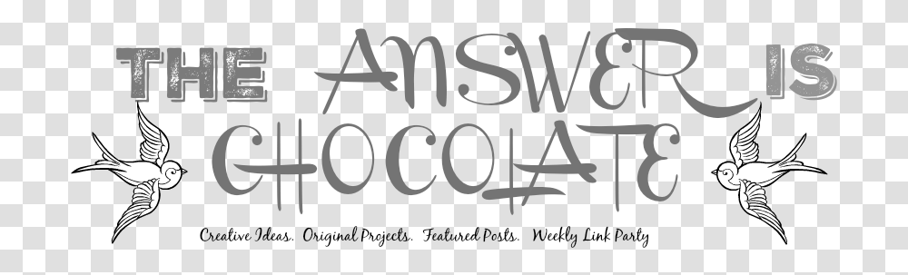 The Answer Is Chocolate Plus, Handwriting, Calligraphy, Alphabet Transparent Png