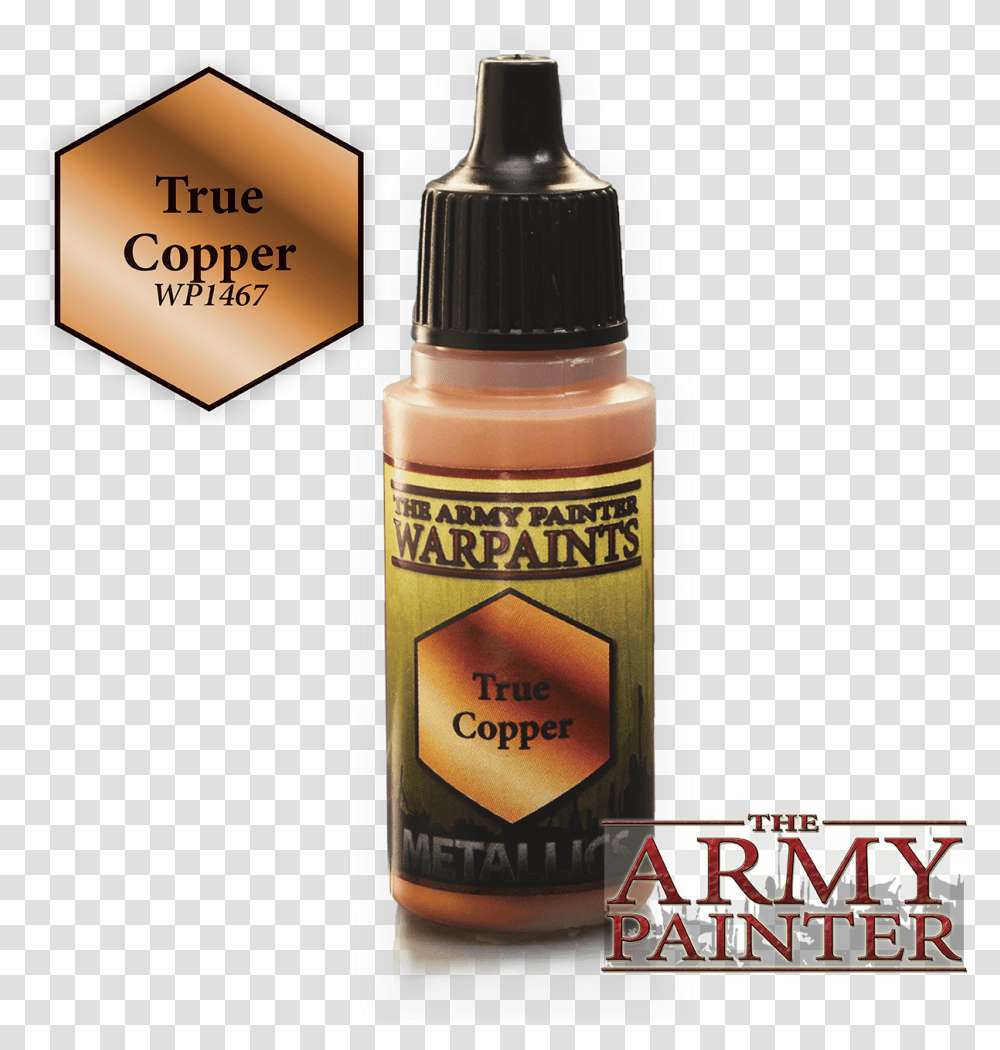 The Army Painter Warpaint True Copper Greedy Gold The Army Painter, Bottle, Shaker, Plant, Ink Bottle Transparent Png