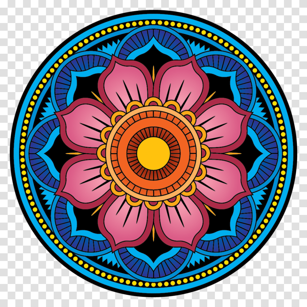 The Arts Center Mandala Logo, Pattern, Symbol, Trademark, Emblem Transparent Png