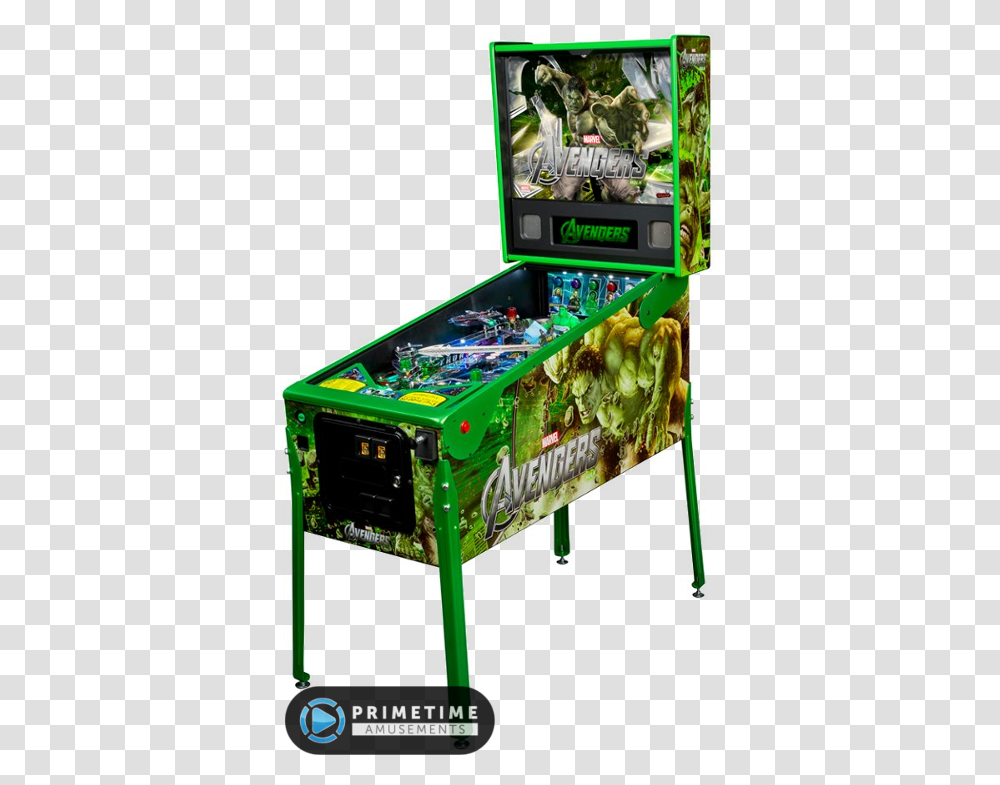 The Avengers Hulk Le Pinball By Stern Pinball Avengers Hulk Le Pinball, Arcade Game Machine, Pac Man Transparent Png