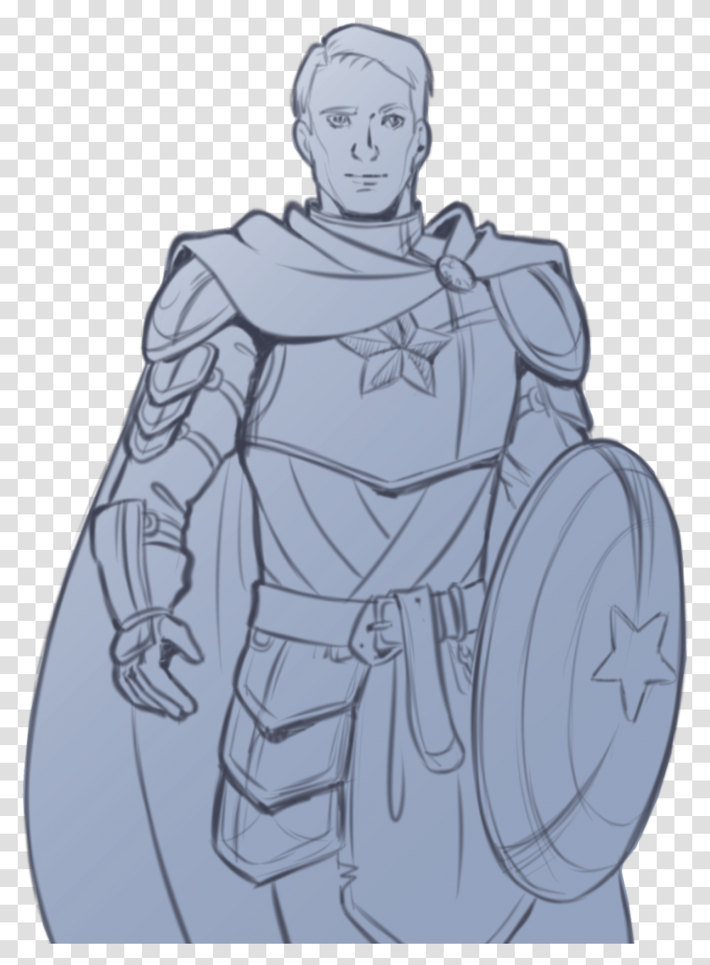 The Avengers Medieval Fantasy Austeve Rogers As The Fantasy Steve Rogers, Person, Human, Knight, Armor Transparent Png