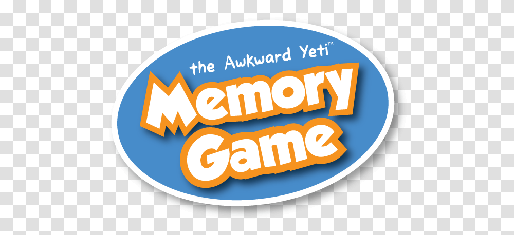 The Awkward Yeti Memory Game Clip Art, Label, Text, Sticker, Food Transparent Png