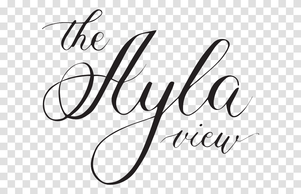 The Ayla View, Calligraphy, Handwriting, Label Transparent Png