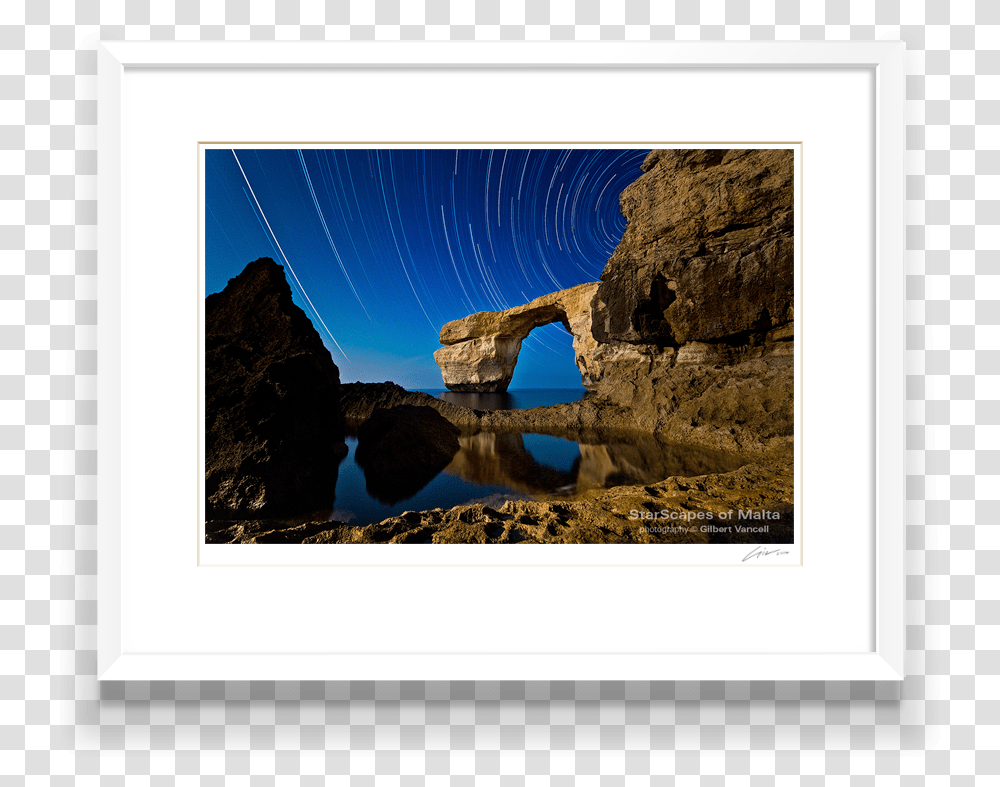The Azure Window Malta Fine Art Photography Print Picture Frame, Nature, Outdoors, Building, Architecture Transparent Png