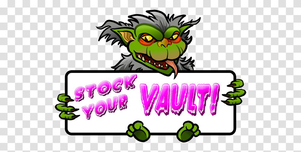 The B Movie News Vault Stock Your Vault New Dvds & Blu Fictional Character, Dragon, Crowd, Text, Flyer Transparent Png