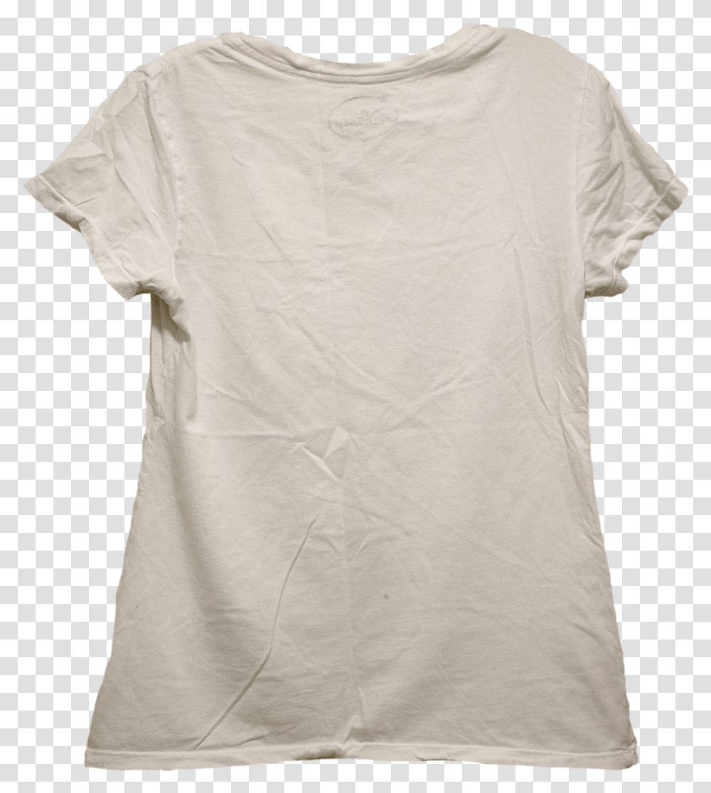 The Back Of A V Neck T Shirt That Is Purly White With Active Shirt, Apparel, T-Shirt, Sleeve Transparent Png