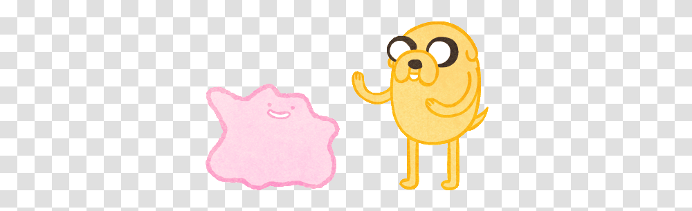 The Back To School Adventure Time Jake And Ditto Pokemon, Plush, Toy, Animal, Text Transparent Png