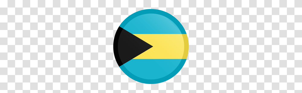 The Bahamas Flag Clipart, Pac Man, Tape, Balloon Transparent Png