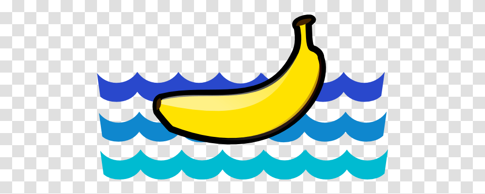 The Banana Floats Clip Art, Plant, Fruit, Food Transparent Png