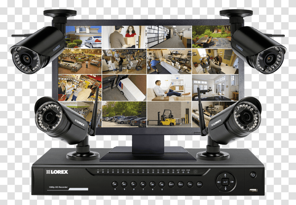 The Basics Of Security Cameras Background Cctv Cameras, Person, Car, Electronics, LCD Screen Transparent Png