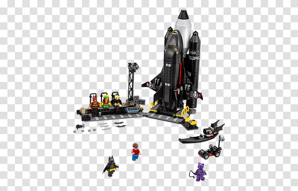 The Bat Space Shuttle Lego Batman Movie New Lego Sets 2018, Toy, Vehicle, Transportation, Spaceship Transparent Png