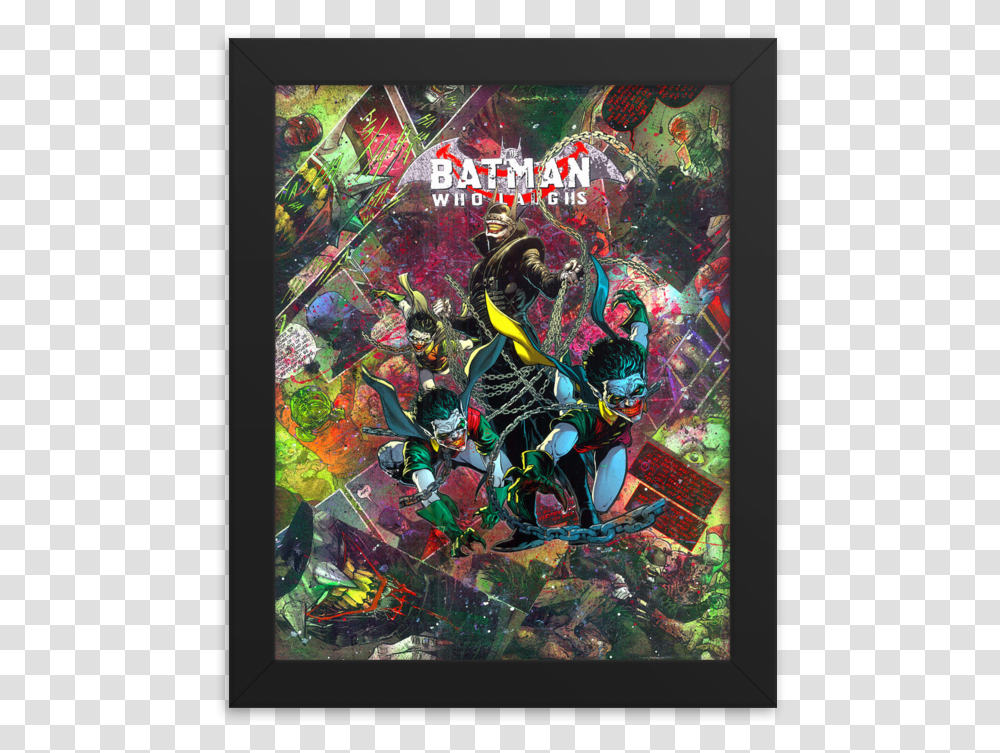 The Batman Who Laughs Dark Knights Metal Comic Canvas Visual Arts, Modern Art, Poster, Advertisement, Collage Transparent Png
