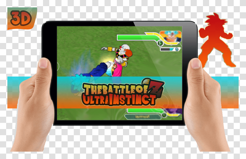 The Battle Of Z Ultra Instinct S2 Tablet Computer, Person, Human, Super Mario, Helmet Transparent Png