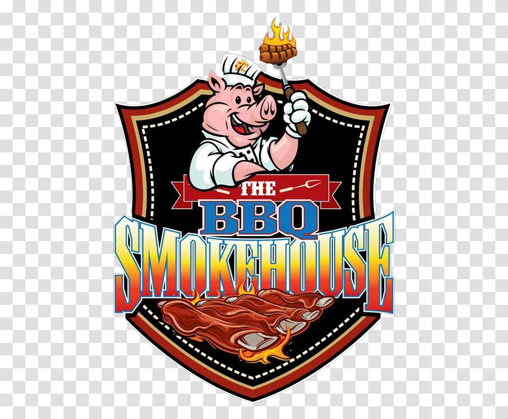 The Bbq Smokehouse Restaurant Cartoon, Poster, Advertisement, Circus Transparent Png