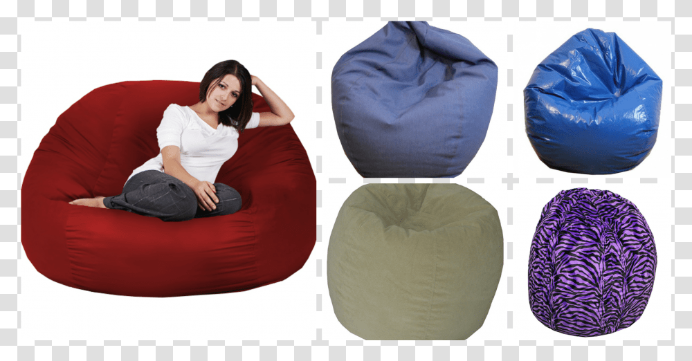The Bean Bag Chair Outlet, Cushion, Pillow, Person, Human Transparent Png