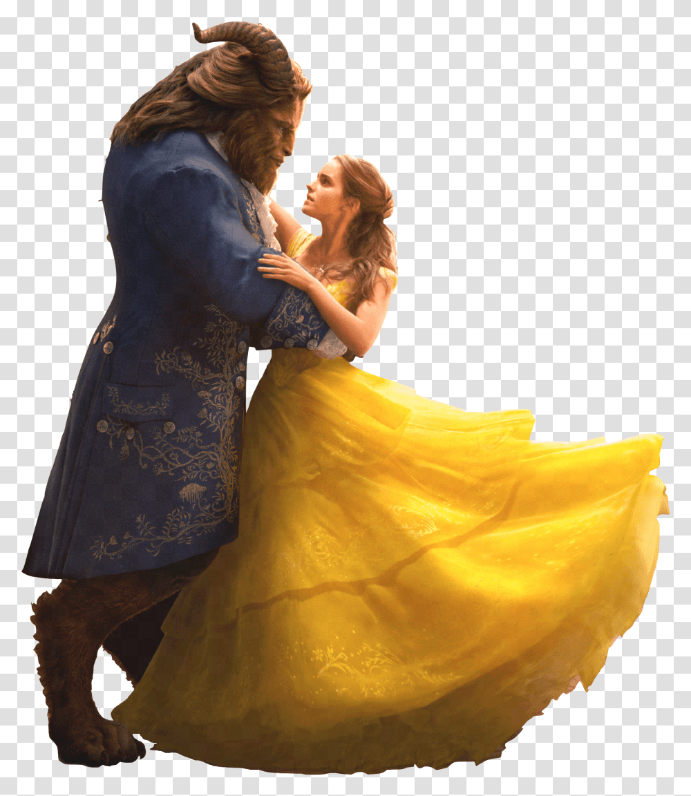 The Beast Dancing With Belle Beauty And The Beast, Evening Dress, Robe, Gown Transparent Png