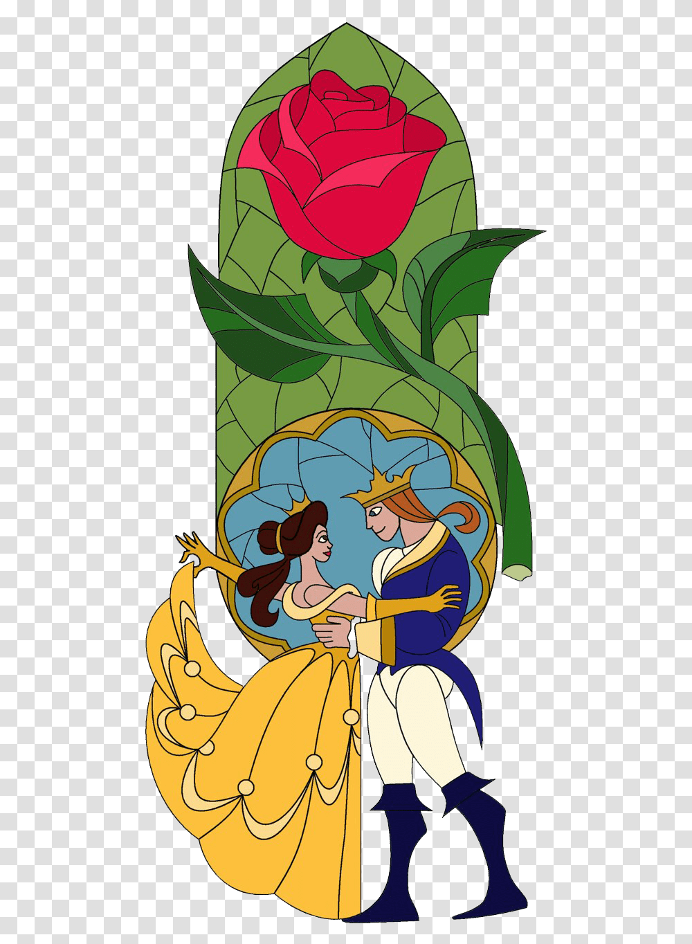 The Beast Images Beauty And The Beast Disney Flower, Person, Art, Graphics, Drawing Transparent Png