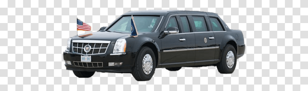 The Beast Trump's Limousine Stickpng Daytona 500 Trump Car, Vehicle, Transportation, Automobile, Sedan Transparent Png