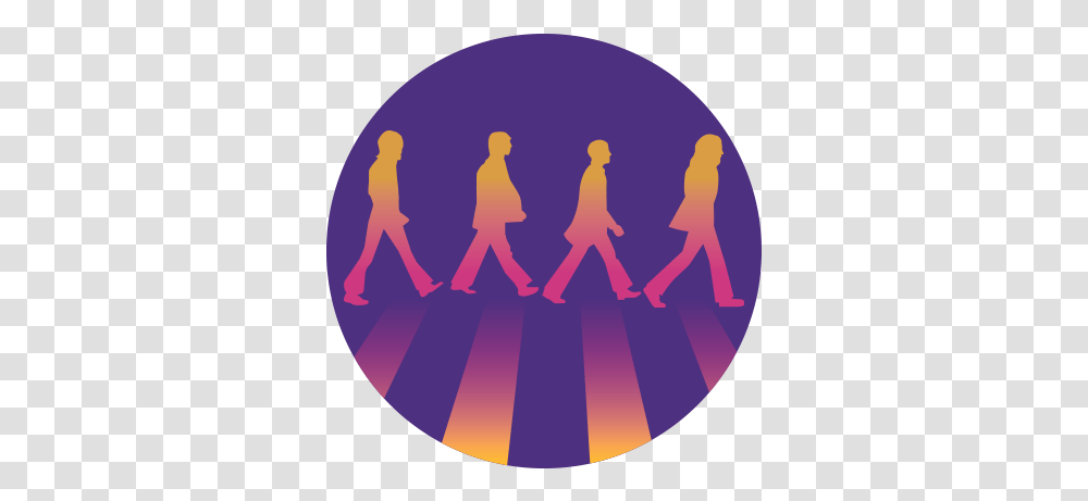 The Beatles Css Animation Code Playground Beatles Abbey Road Outline, Hand, Clothing, Plant, Pants Transparent Png