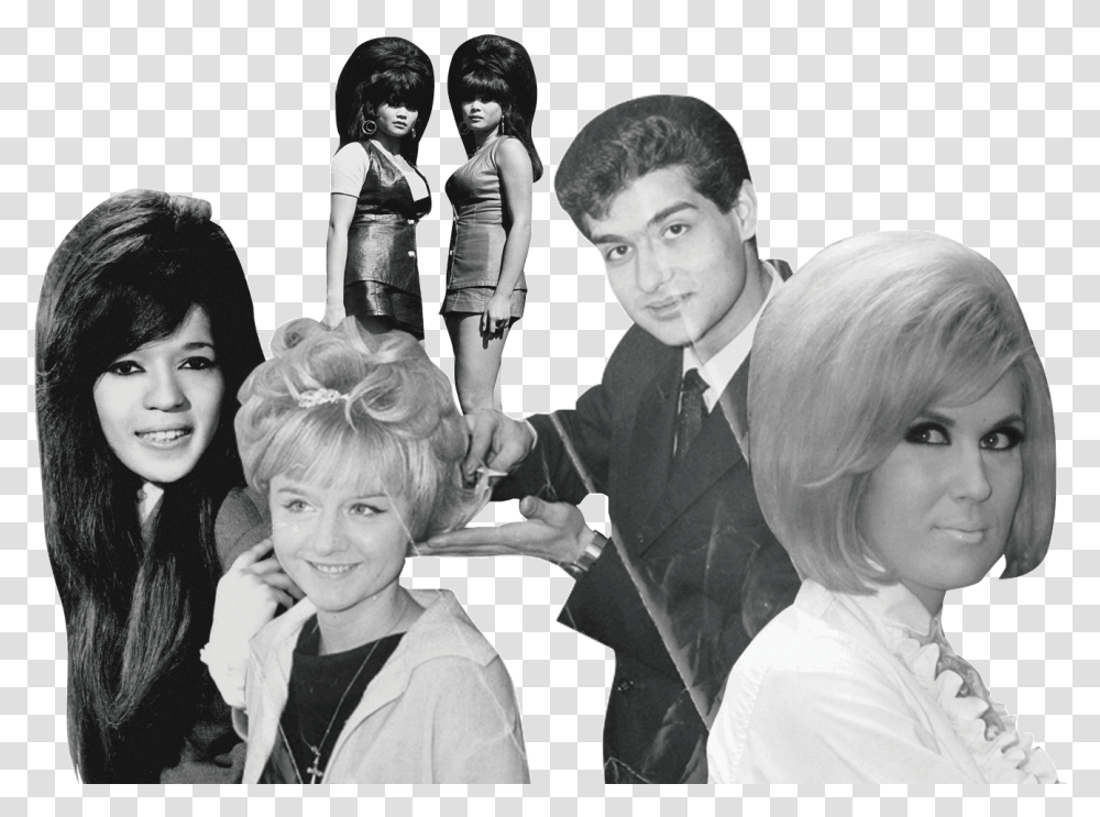 The Beehive Hairstyle Is Synonymous With 60s Glamour, Person, Tie, Face Transparent Png