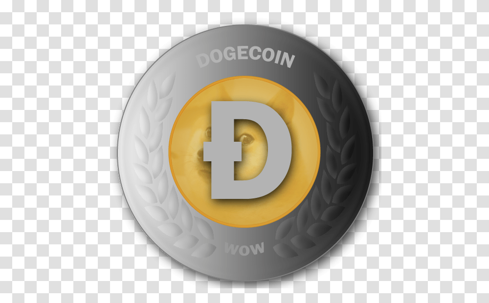 The Beginning Of Dogecoin Steemit Dogecoin, Number, Symbol, Text, Tape Transparent Png