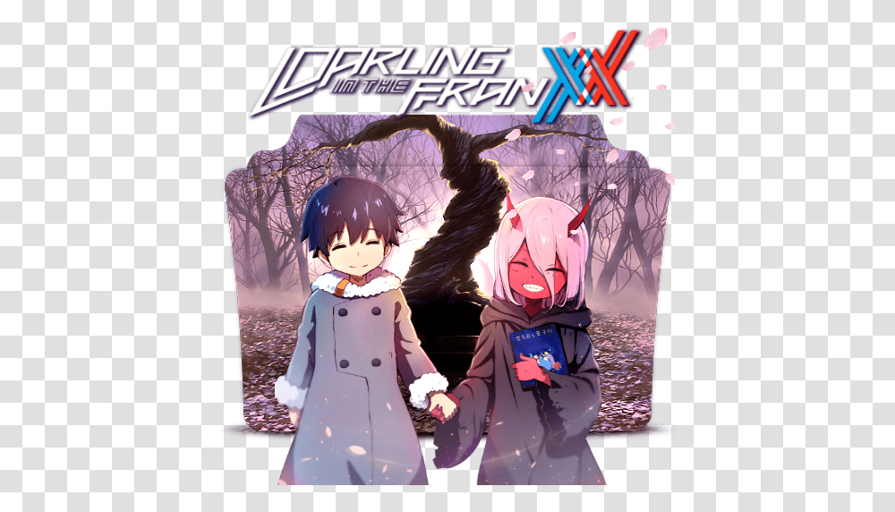 The Best 14 Darling In Franxx App Icons Darling In The Franxx Icons, Comics, Book, Manga, Person Transparent Png