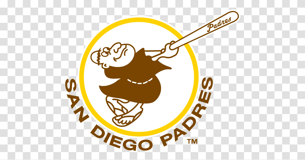 The Best And Worst Major League Friar San Diego Padres, Logo, Symbol, Trademark, Food Transparent Png
