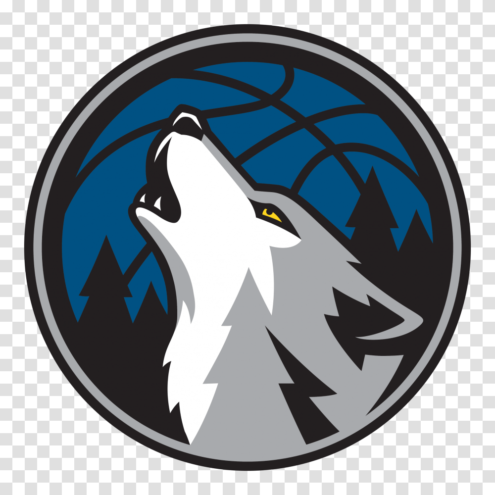 The Best And Worst Nba Logos Northwest Division Minnesota Timberwolves, Symbol, Emblem, Trademark, Animal Transparent Png