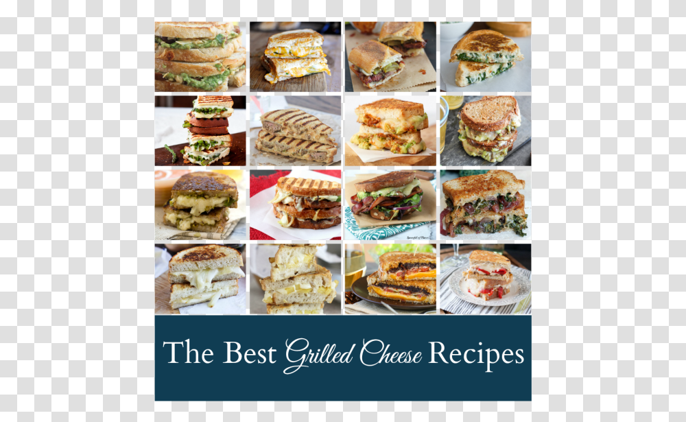 The Best Grilled Cheese Recipes Fast Food, Burger, Menu, Bread Transparent Png