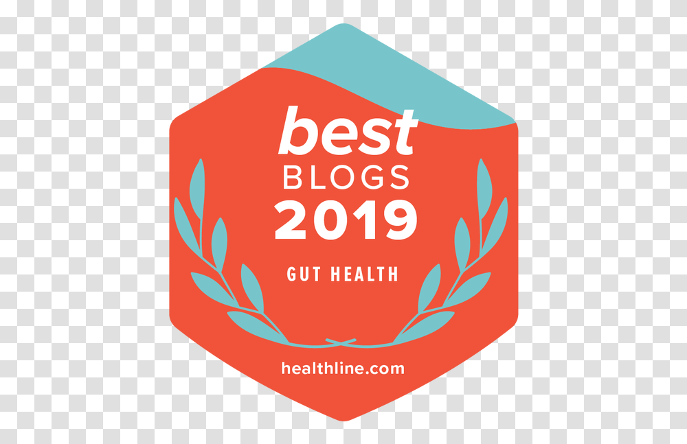 The Best Gut Health Blogs Of The Year Healthline Best Blogs Badge, Label, Poster, Advertisement Transparent Png